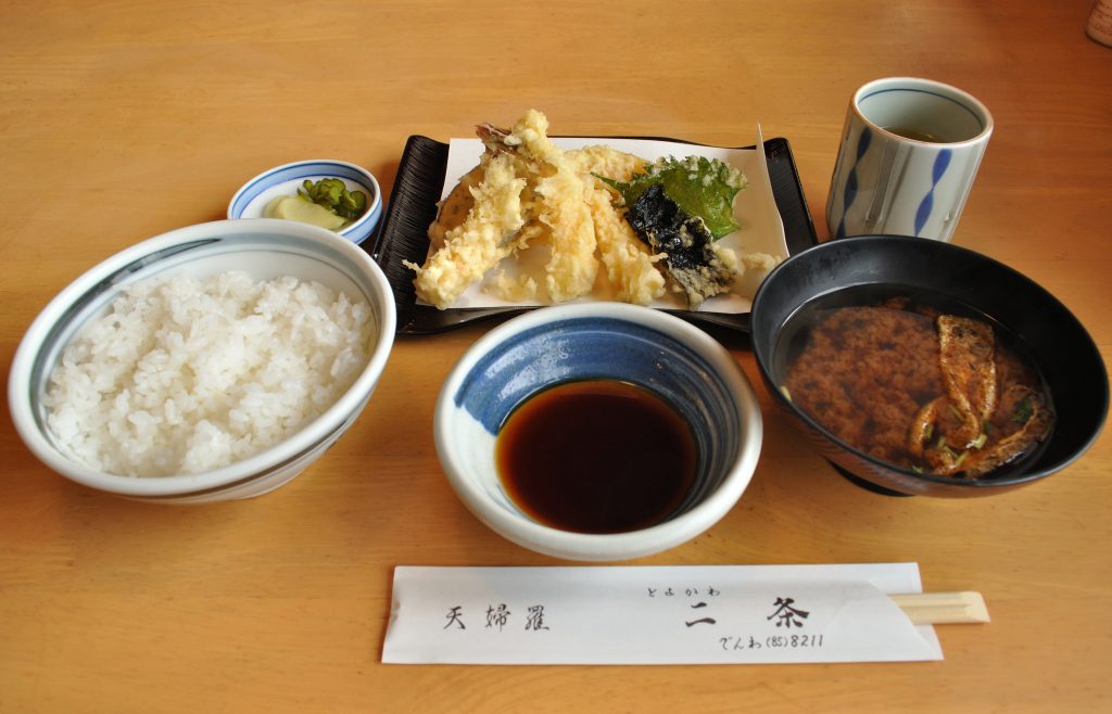 tempura plat japonès