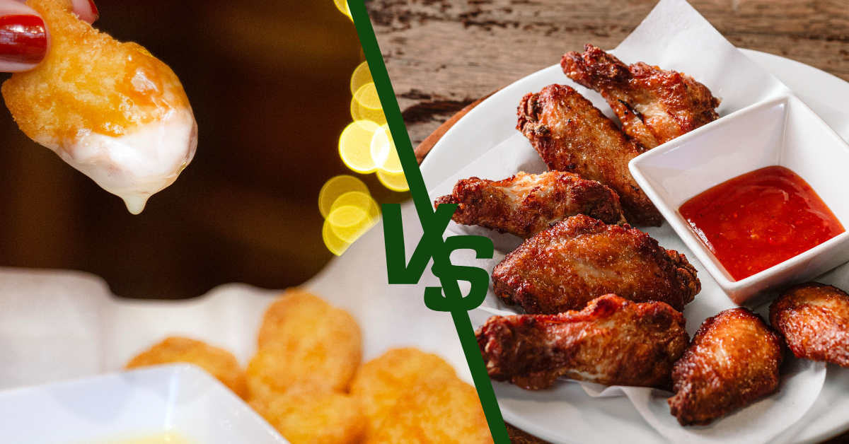 Nuggets vs chicken wings